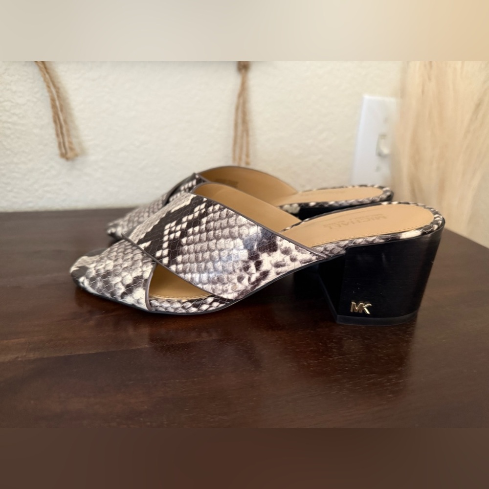 Michael Kors Snake Print Mules